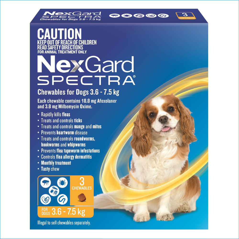 NEXGARD SPECTRA 3.6-7.5KG