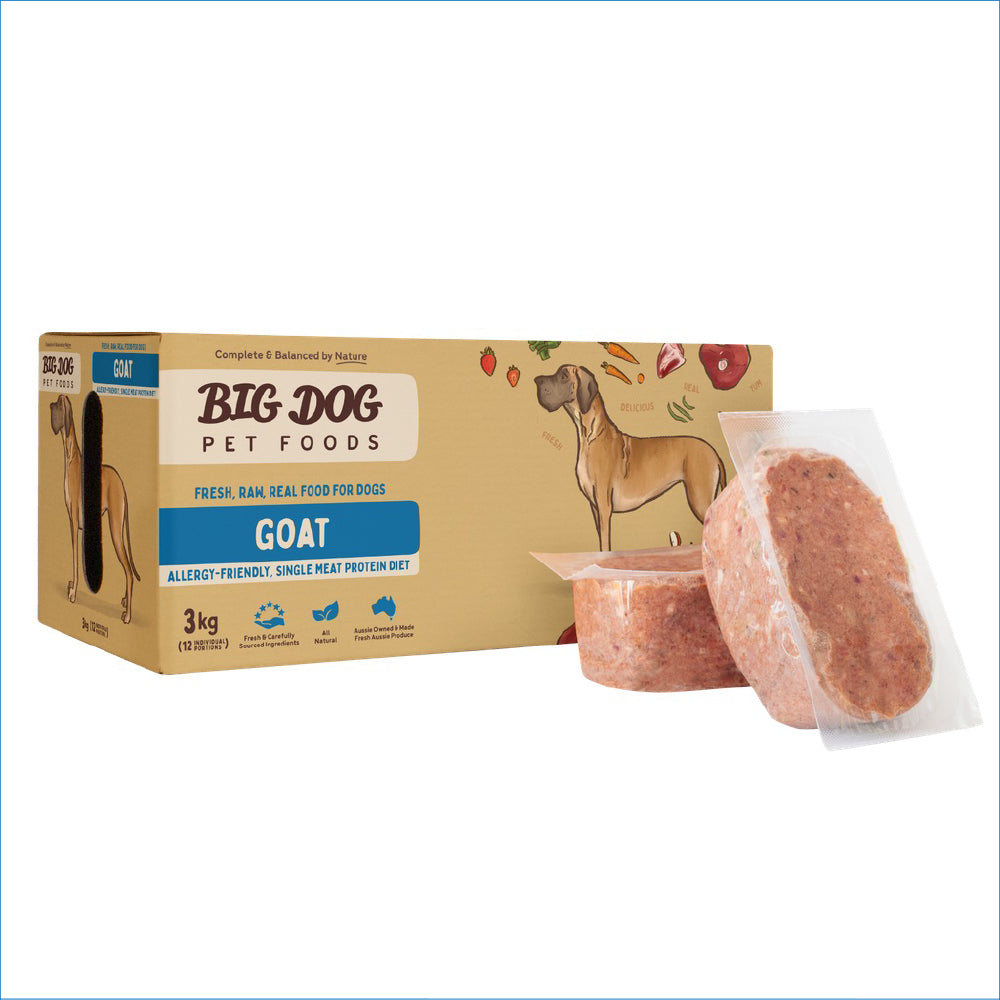 BIG DOG GOAT BARF FOR DOGS 3KG