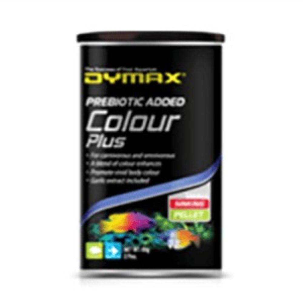 DYMAX COLOUR PLUS 60G SMALL SINKING PELLET 1.6MM