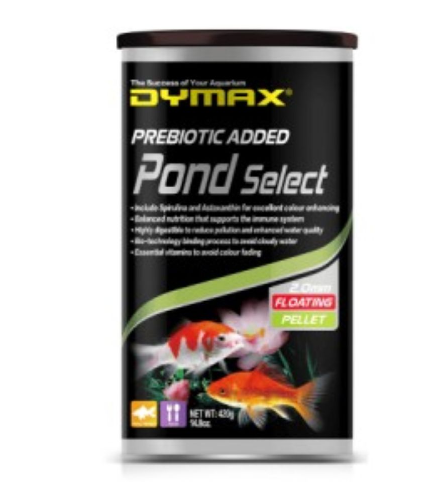DYMAX POND SELECT FLOATING PELLET 420G 2MM