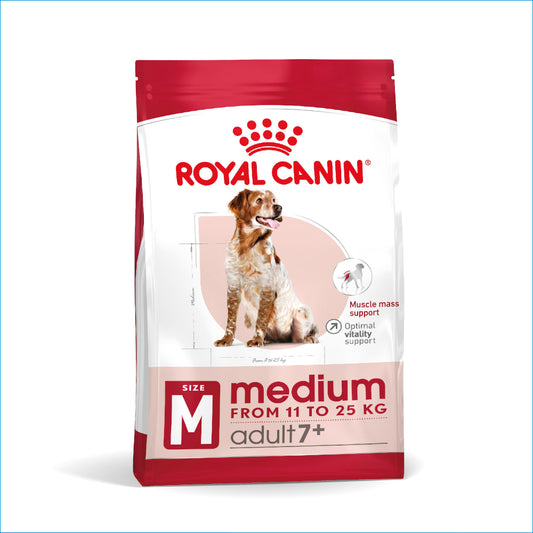 ROYAL CANIN MEDIUM ADULT 7+ 15KG