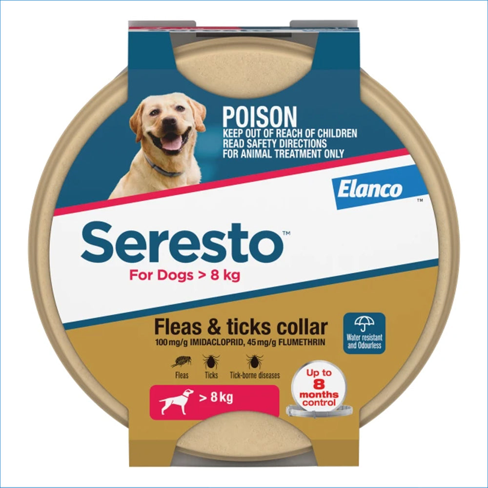 ADVANTAGE SERESTO LARGE DOG COLLAR - OVER 8KG