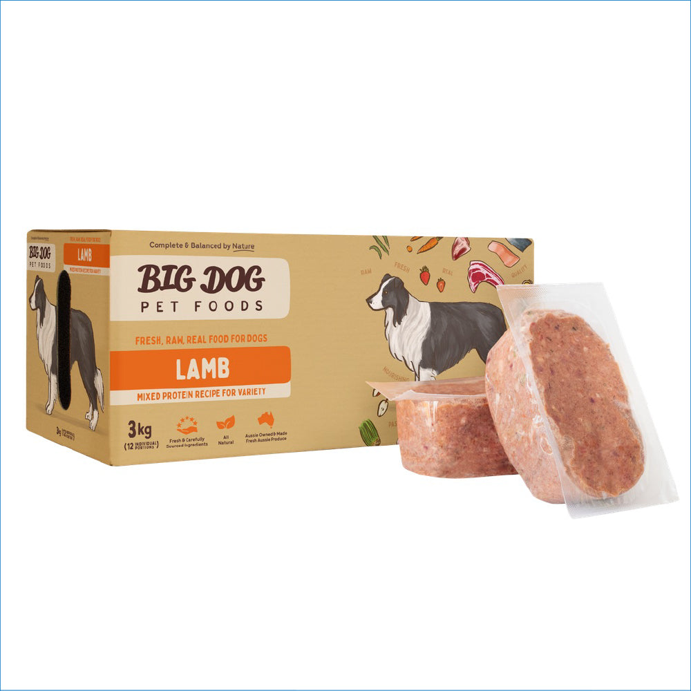 BIG DOG LAMB BARF FOR DOGS 3KG