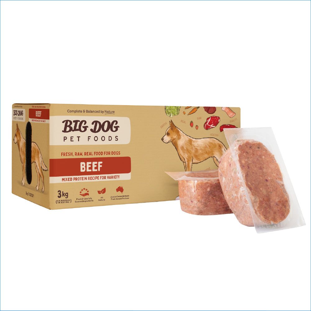 BIG DOG BEEF BARF FOR DOGS 3KG