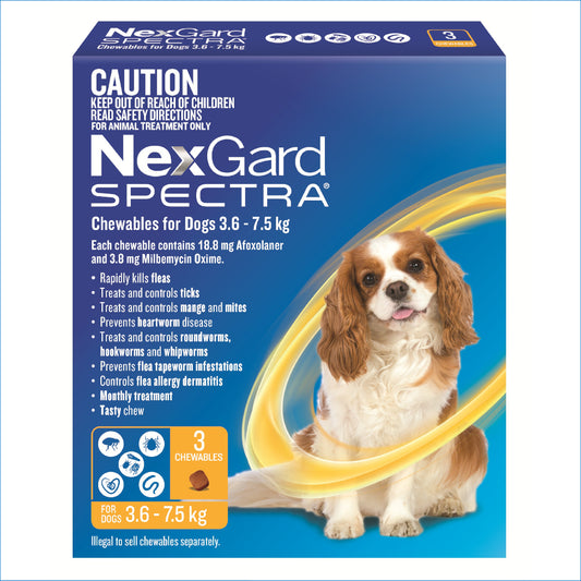 NEXGARD SPECTRA 3.6-7.5KG