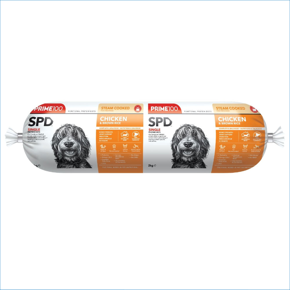 PRIME 100 SPD CHICKEN & BROWN RICE 2KG