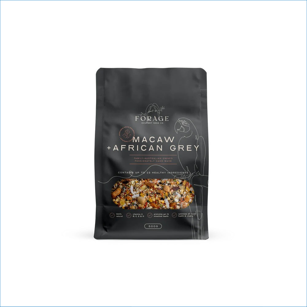 FORAGE GOURMET MACAW & AFRICAN GREY