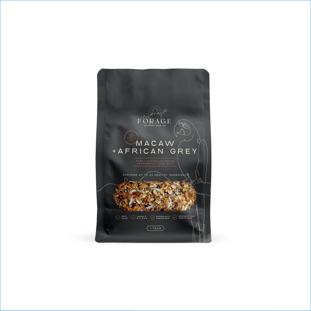 FORAGE GOURMET MACAW & AFRICAN GREY