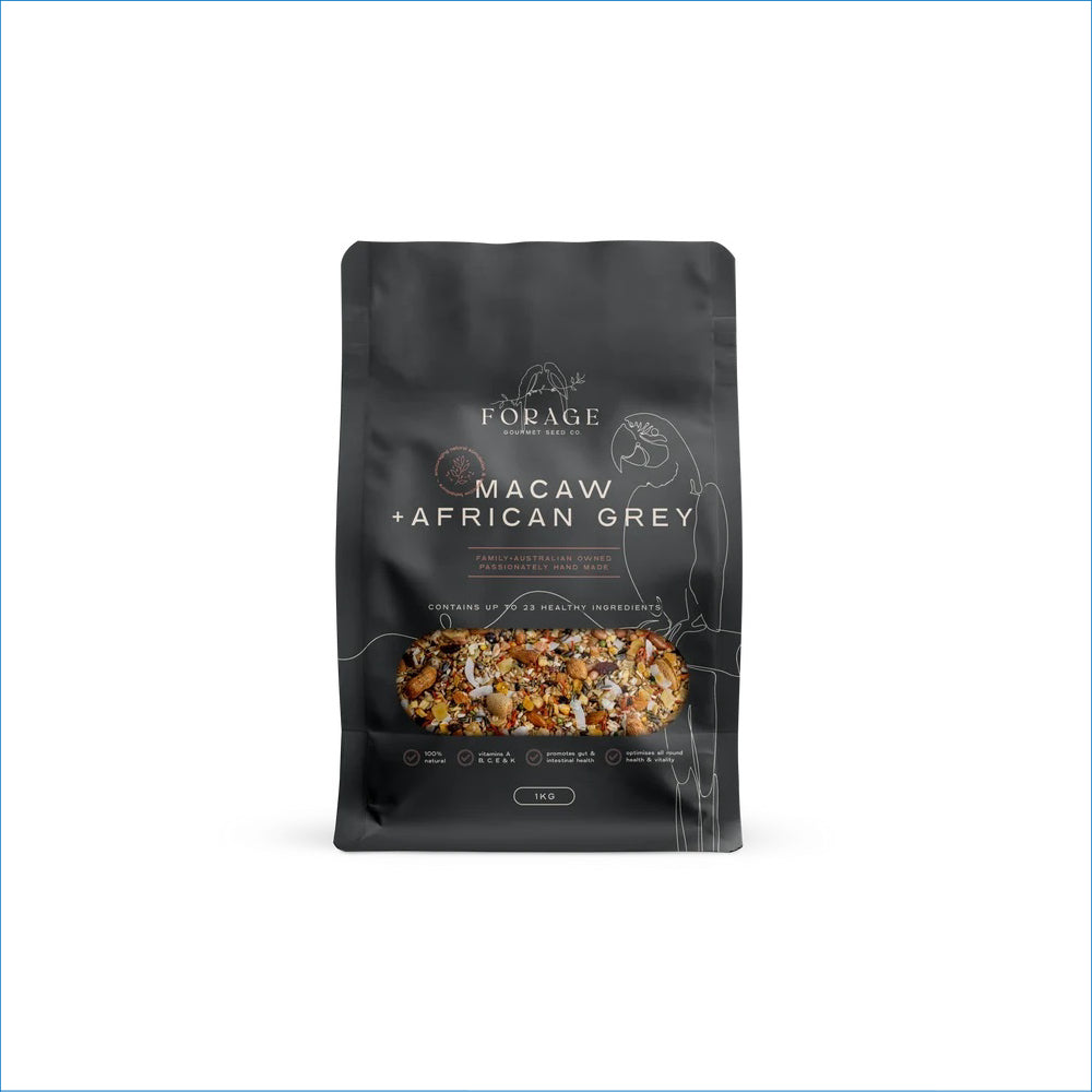 FORAGE GOURMET MACAW & AFRICAN GREY