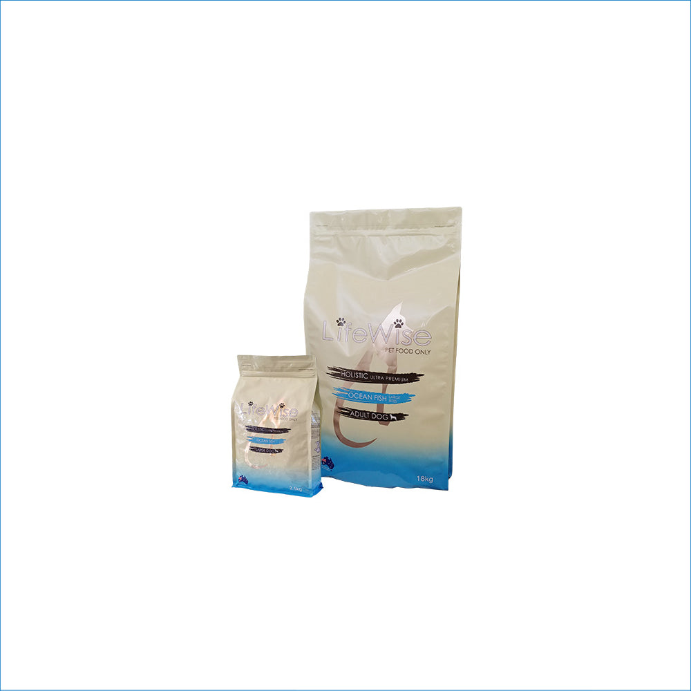 LIFEWISE ADULT OCEAN FISH & LAMB LARGE BITES