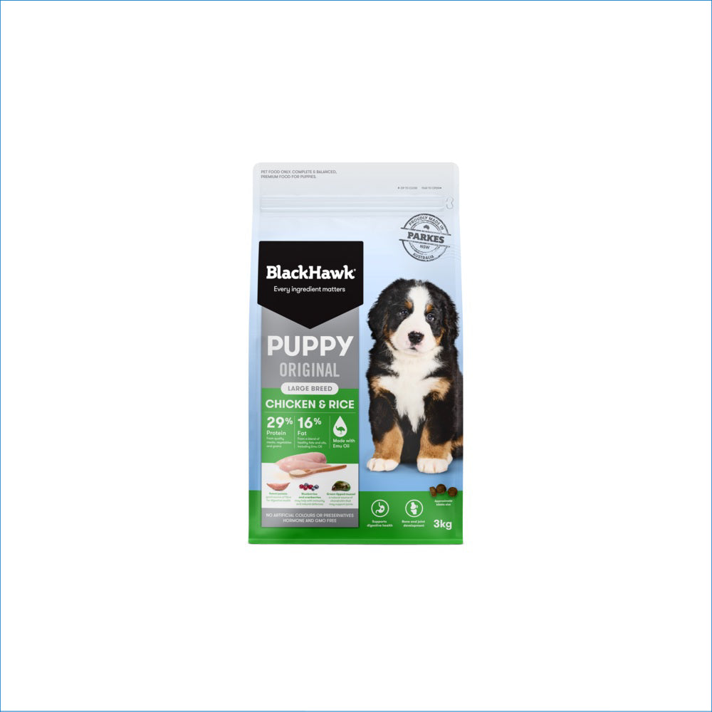 BLACK HAWK PUPPY LARGE BREED CHICKEN & RICE