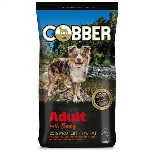 COBBER ADULT DOG BEEF 20KG