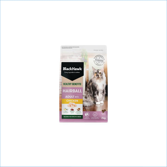 BLACK HAWK CAT HEALTHY BENIFITS HAIRBALL CONTROL CHICKEN