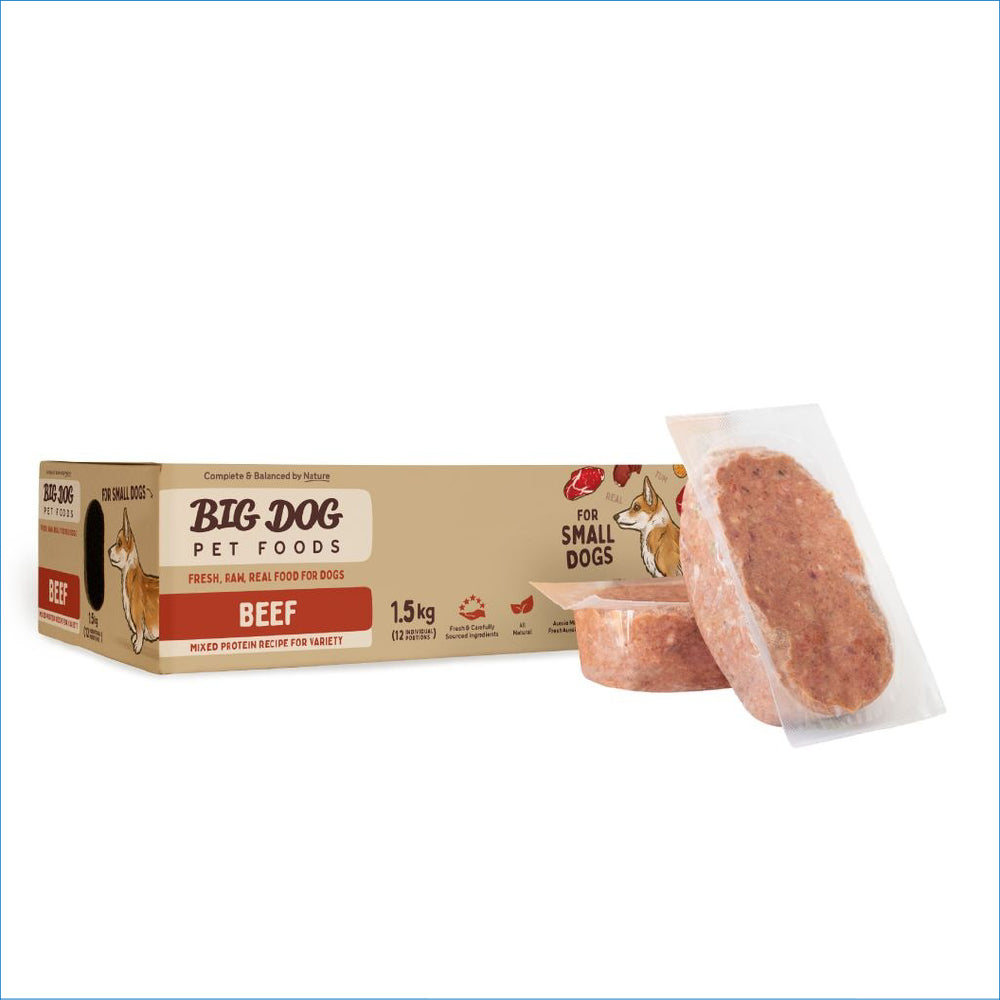 BIG DOG BEEF BARF FOR SMALL DOGS 1.5KG