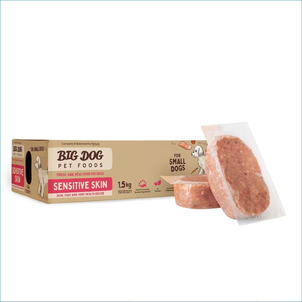 BIG DOG SENSITIVE SKIN BARF FOR SMALL DOGS 1.5KG