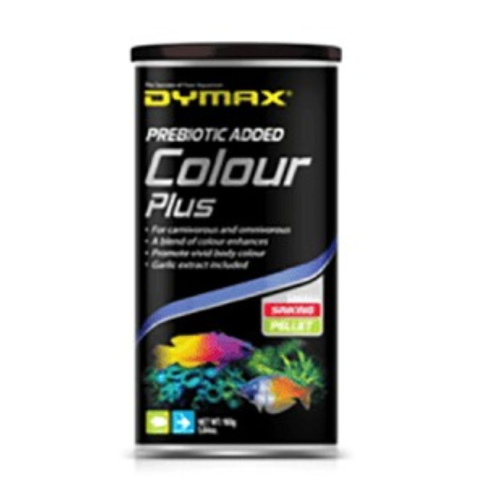 DYMAX COLOUR PLUS 160G SMALL SINKING PELLET 1.6MM