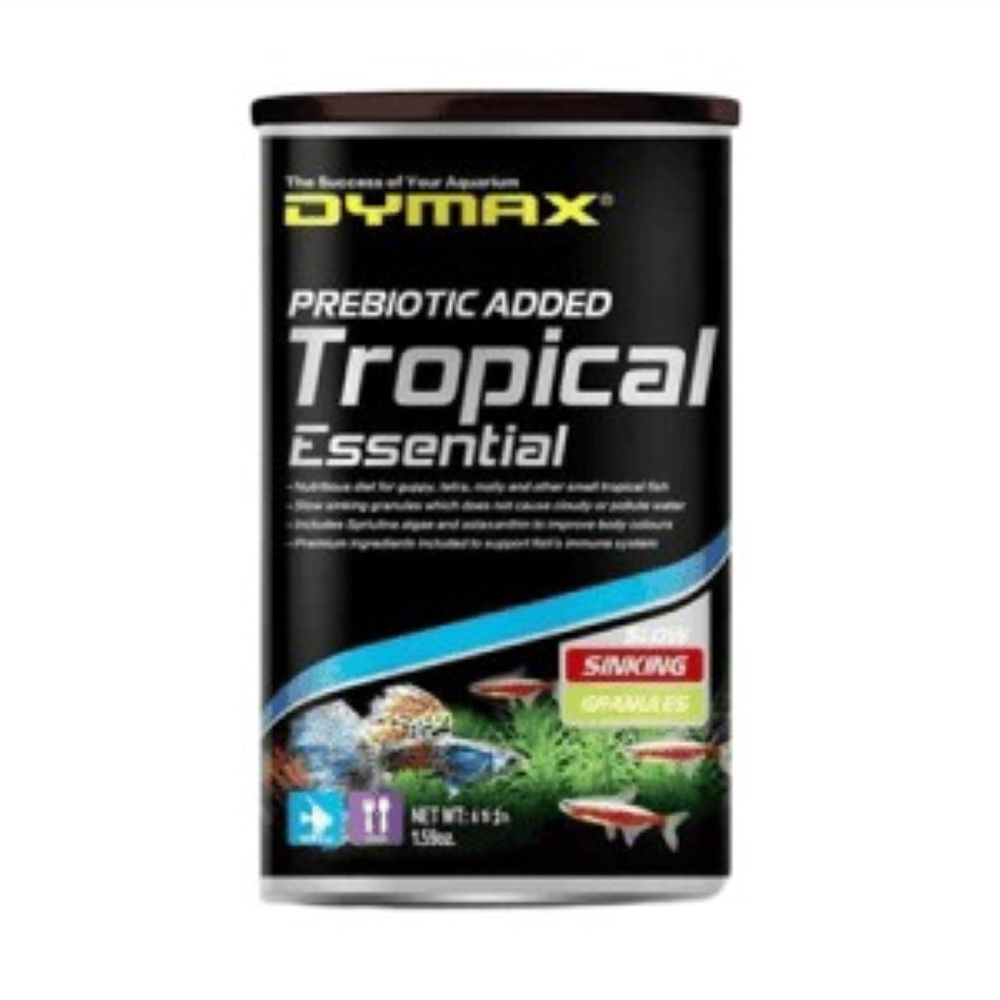 DYMAX TROPICAL ESSENTIAL 120G SINKING GRANULES