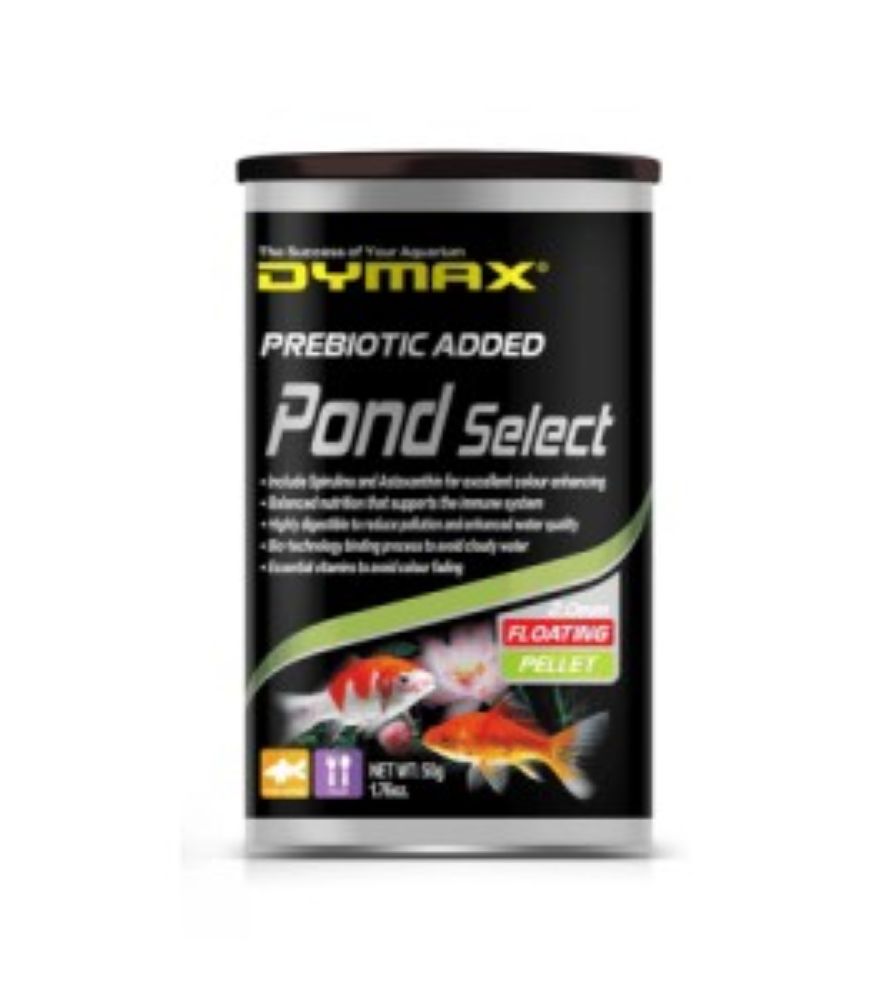 DYMAX POND SELECT FLOATING PELLET 50G 2MM