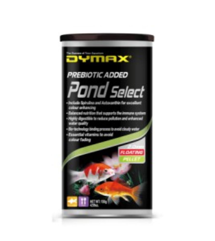 DYMAX POND SELECT FLOATING PELLET 130G 2MM